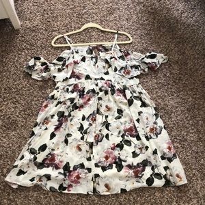 Off The Shoulder Summer Dress Floral